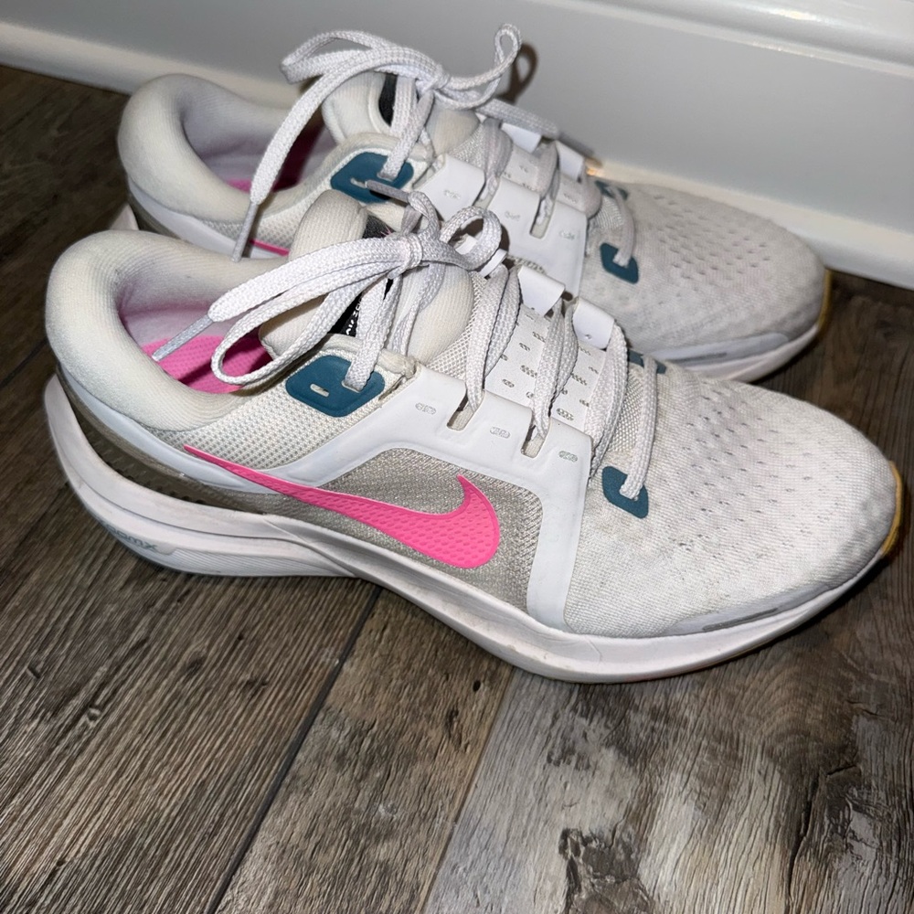 Nike Womens White Zoom Size 8 Pre-Owned - Picture 4 of 6